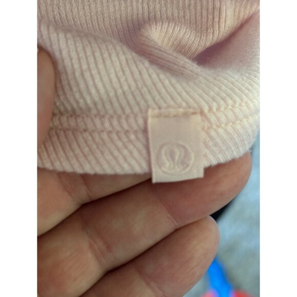 Lululemon Hold Tight Cropped Tank NWT Size 12 Flush Pink - Picture 5 of 6